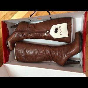 GUESS Leather Tall boots!